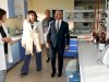 Laboratuvarları gezdi, çalışmaları inceled