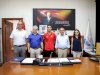 Sporcu Tümer, Özacar’ı ziyaret etti
