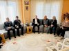 Kaymakam Sak, Gazileri ziyaret etti