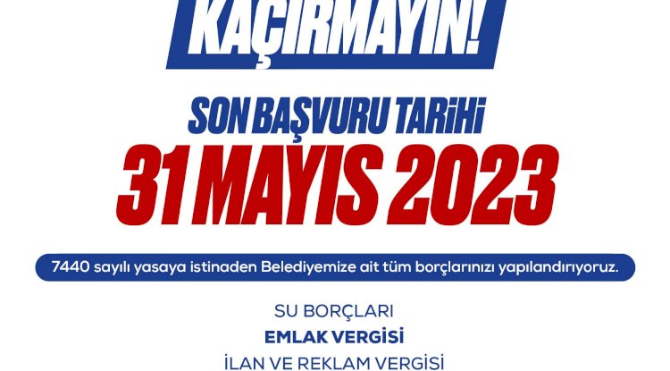 Biga’da borçlar yapılandırılıyor