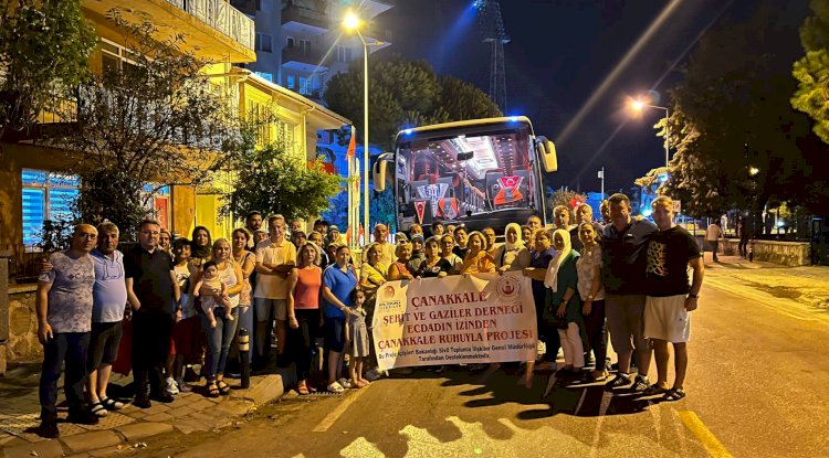 Şehit ve Gazi aileleri, ‘’Ecdadın İzinden Çanakkale Ruhuyla’’ Antalya’ya gitti