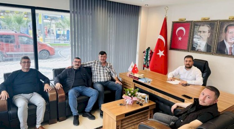Başkan Egemen Canbaz’a ziyaretçi akını