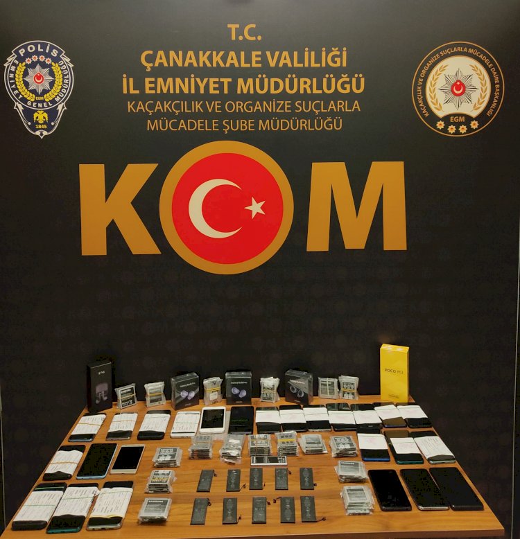 Gümrük kaçağı telefonlara el konuldu (27.10.2022)