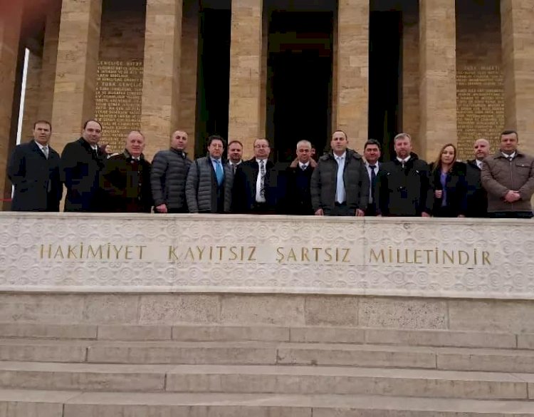 Biga TSO heyeti Ata’nın huzurunda