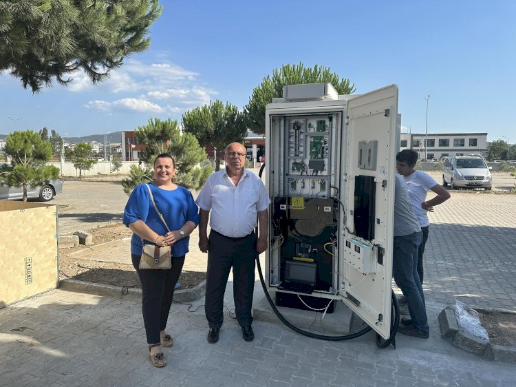 ÇTB Bahçesine Otomobil Şarj istasyonu kuruldu