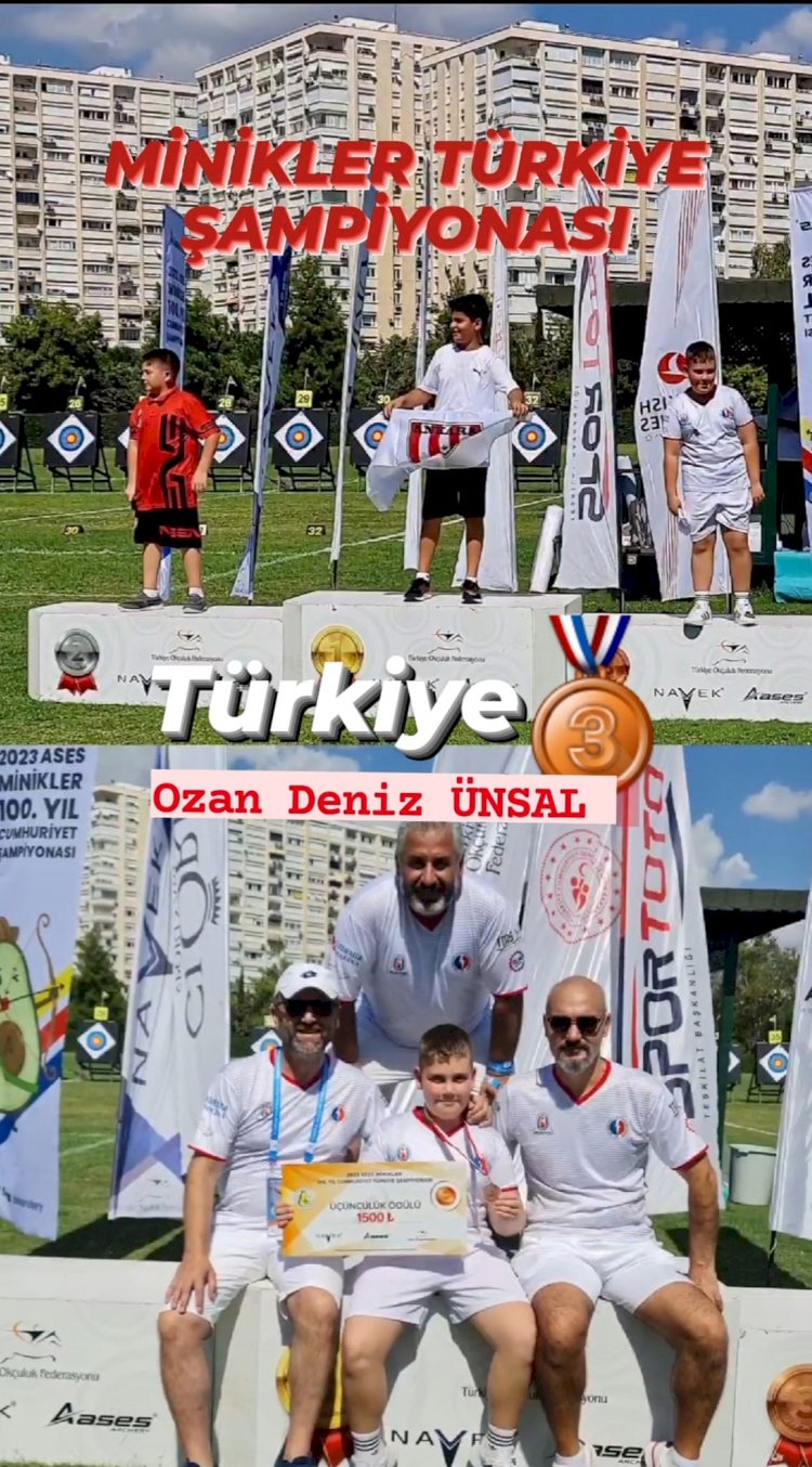 Ünsal Minikler Şampiyonasında 3’üncü oldu