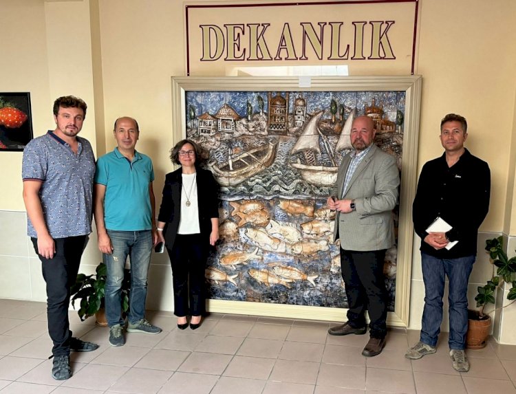 ÇOMÜ’de ikili işbirliği görüşmesi yapıldı