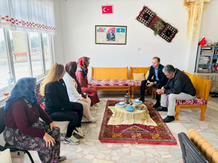 Kaymakam Sak’tan köy ziyareti